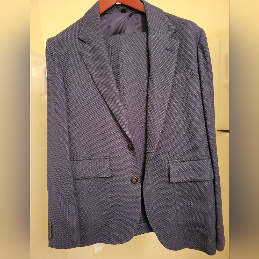 J Crew Kenmore Linen-Silk Suit 38S